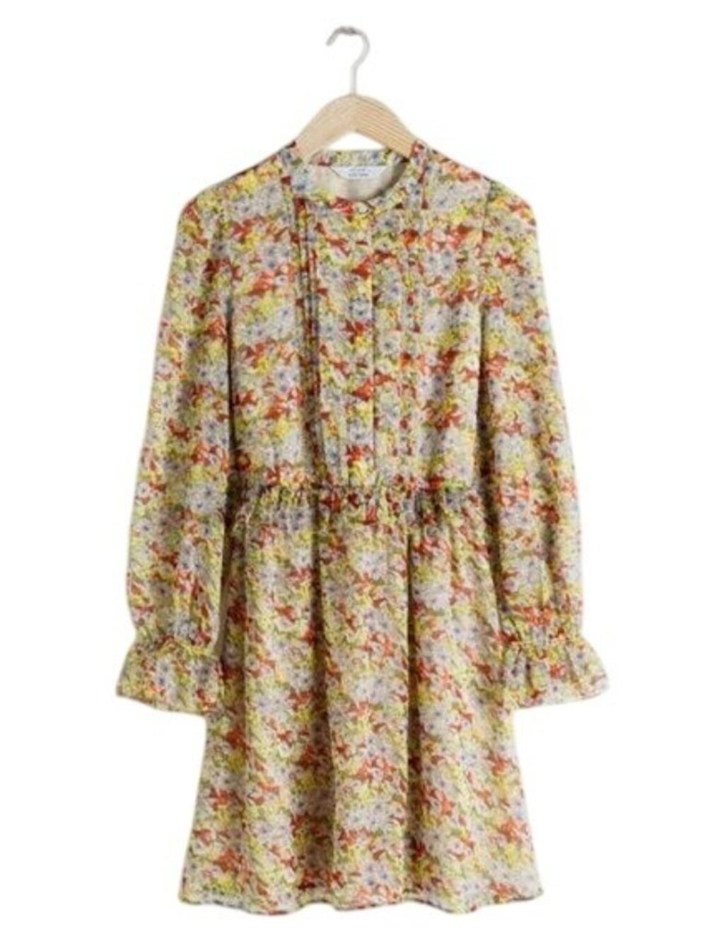 & Other Stories Floral Ruffled Minidress - 4